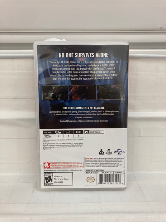 The Thing: Remastered - Nintendo Switch