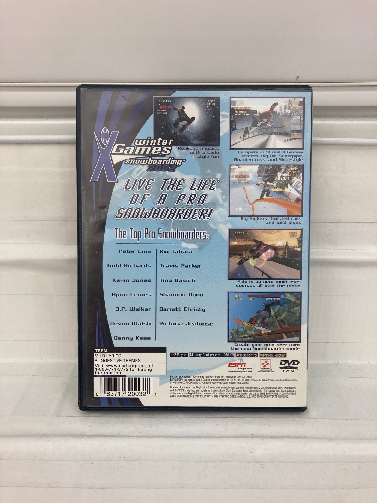 ESPN X Games Snowboarding 2002 - Playstation 2