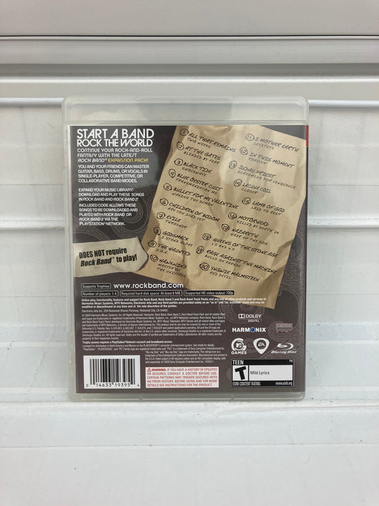 Rock Band Track Pack: Metal - Playstation 3