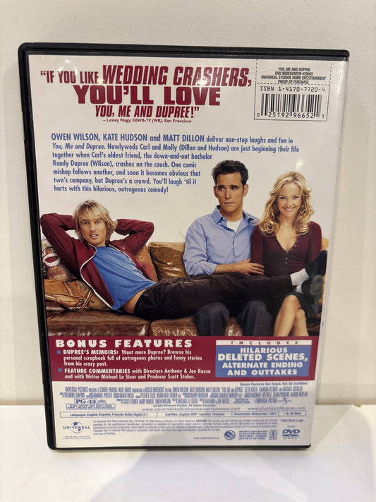 You, Me and Dupree - DVD