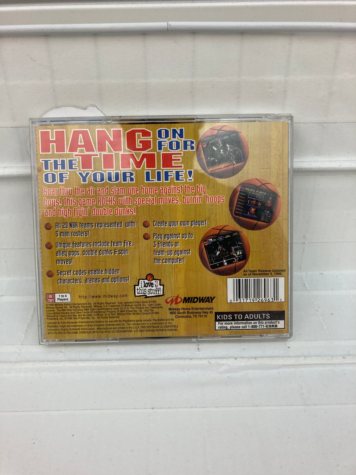 NBA Hang Time - Playstation