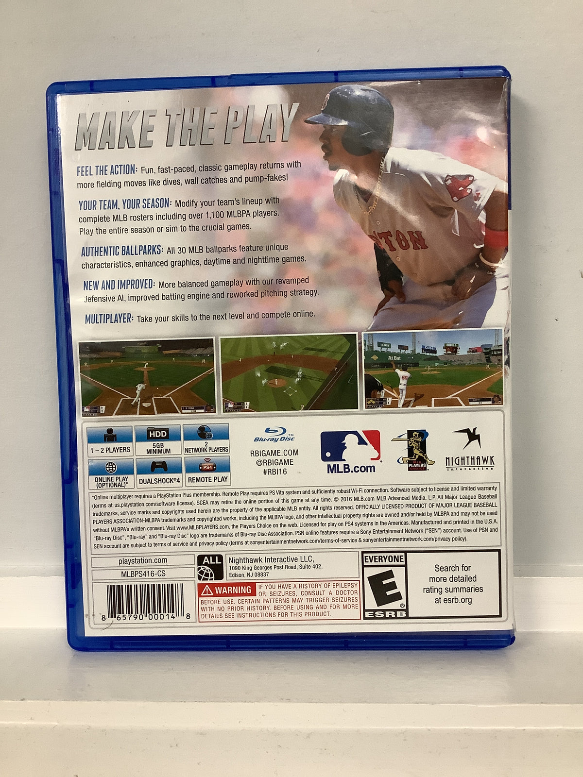 RBI Baseball 16 - Playstation 4