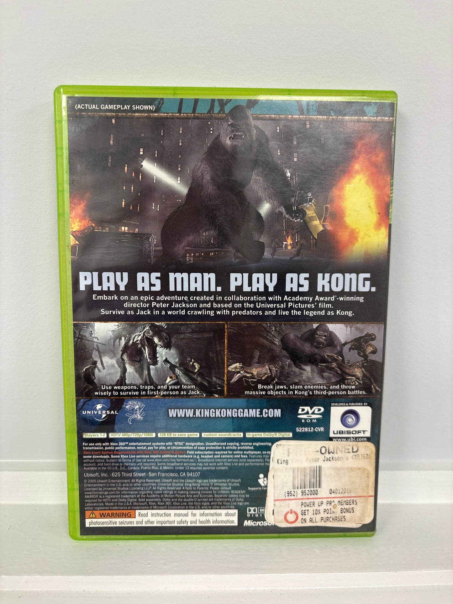 Peter Jackson's King Kong - Xbox 360
