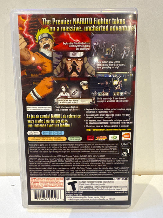 Naruto Ultimate Ninja Heroes 2 The Phantom Fortress - PSP