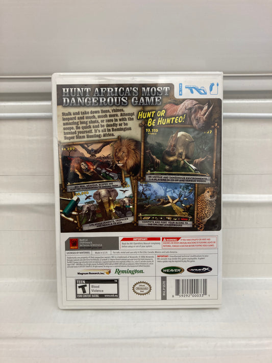 Remington Super Slam Hunting Africa - Wii