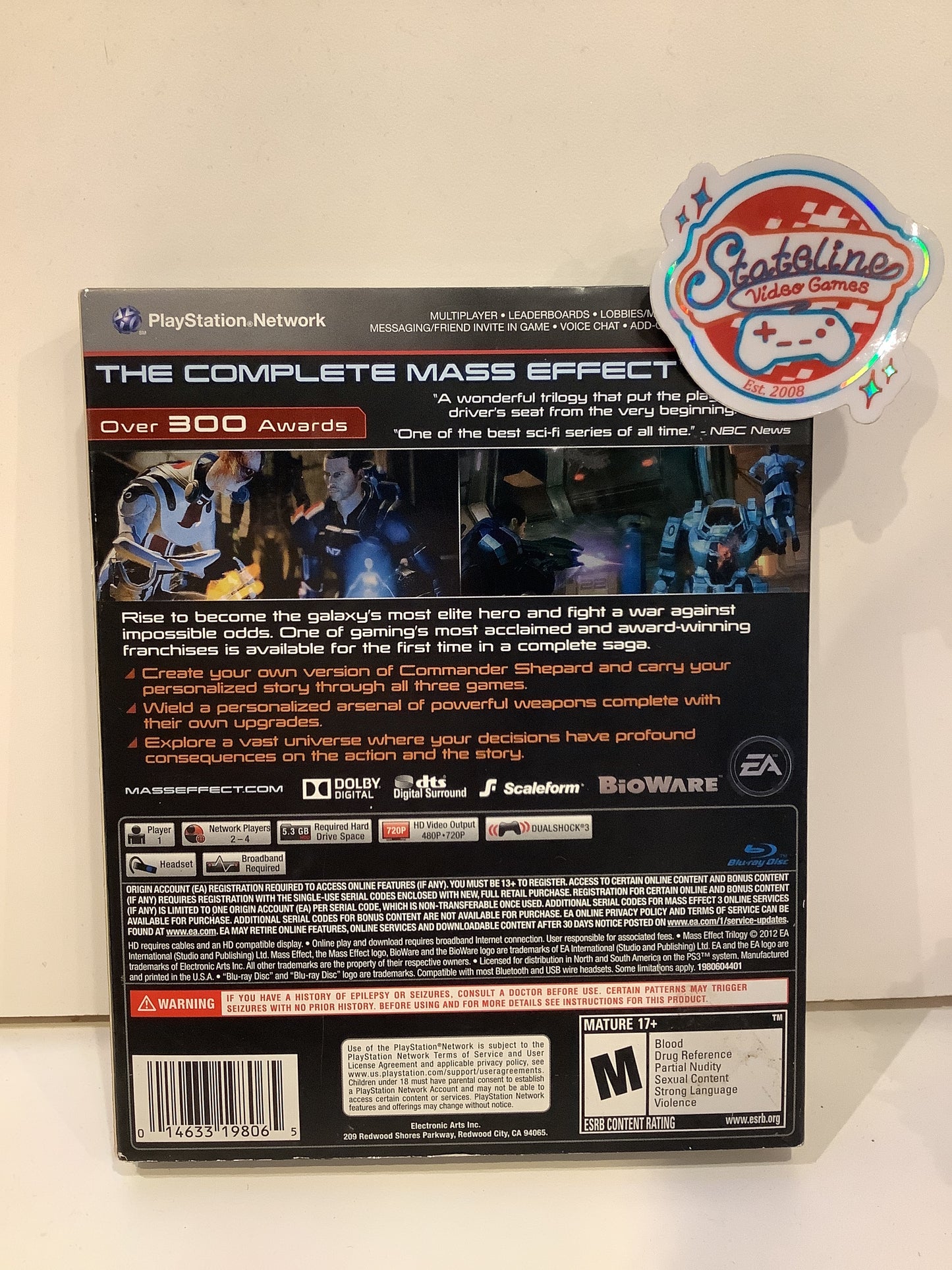 Mass Effect Trilogy - Playstation 3