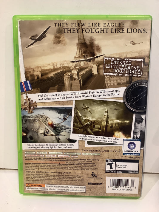 Blazing Angels Squadrons of WWII - Xbox 360