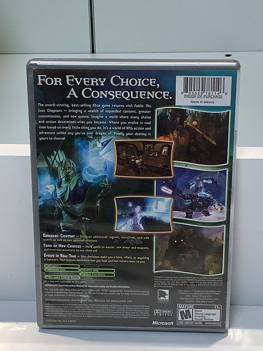 Fable: The Lost Chapters - Xbox