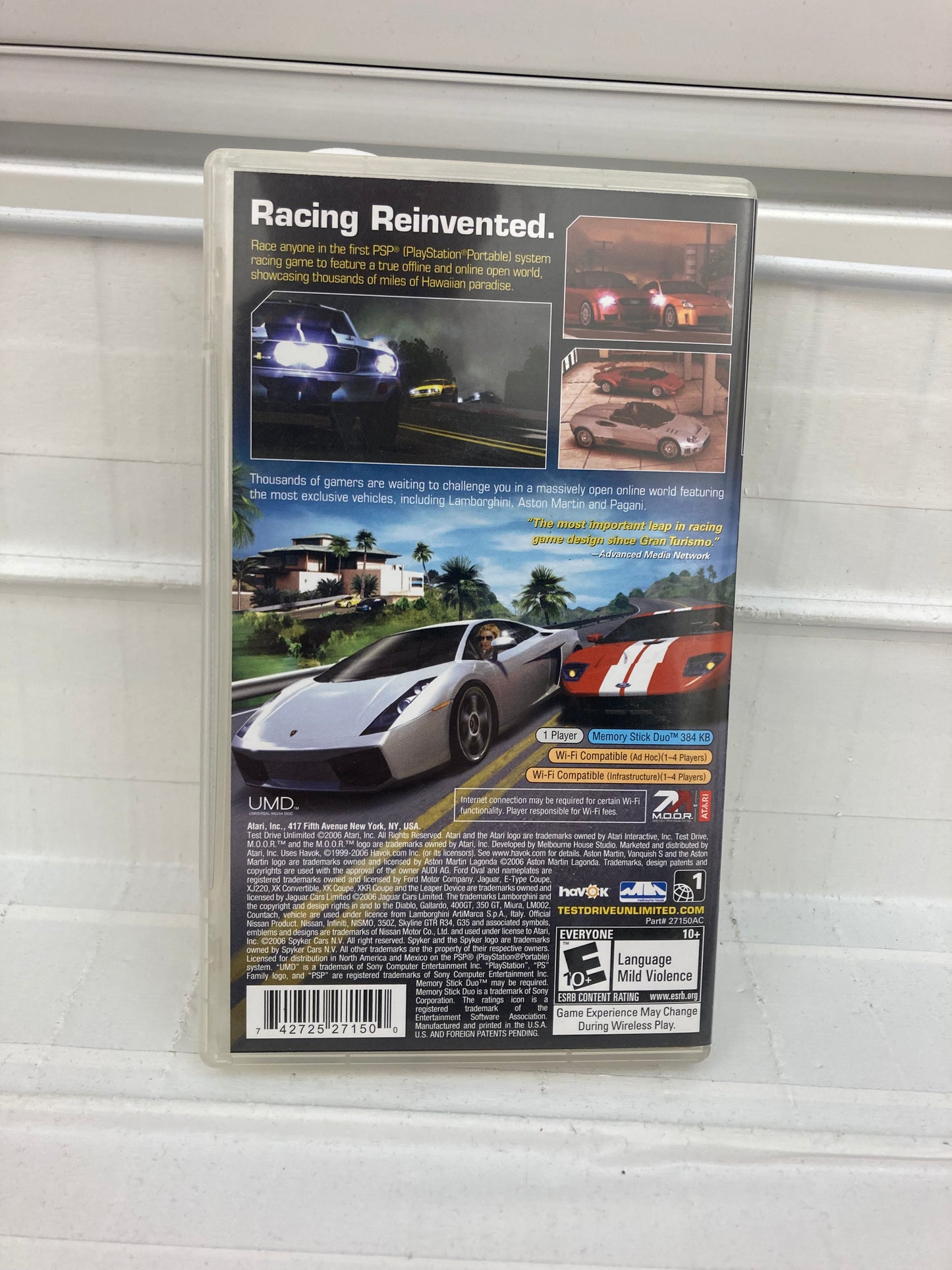 Test Drive Unlimited - PSP