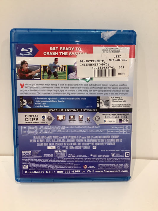 The Internship - Blu-Ray