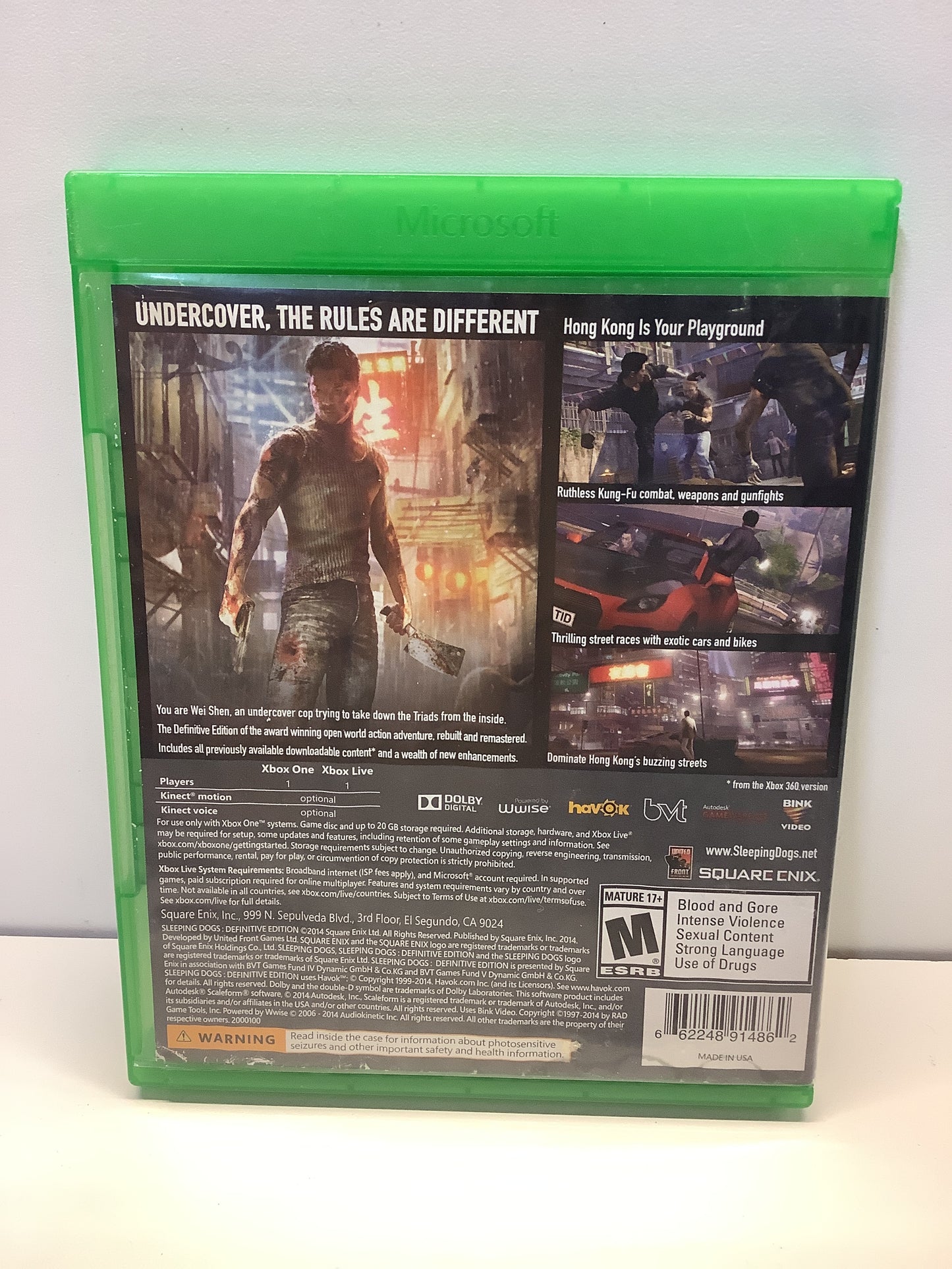 Sleeping Dogs: Definitive Edition - Xbox One