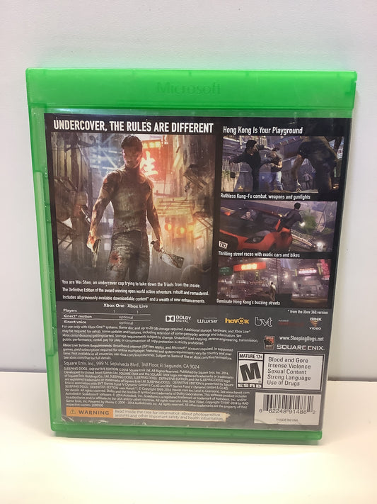 Sleeping Dogs: Definitive Edition - Xbox One