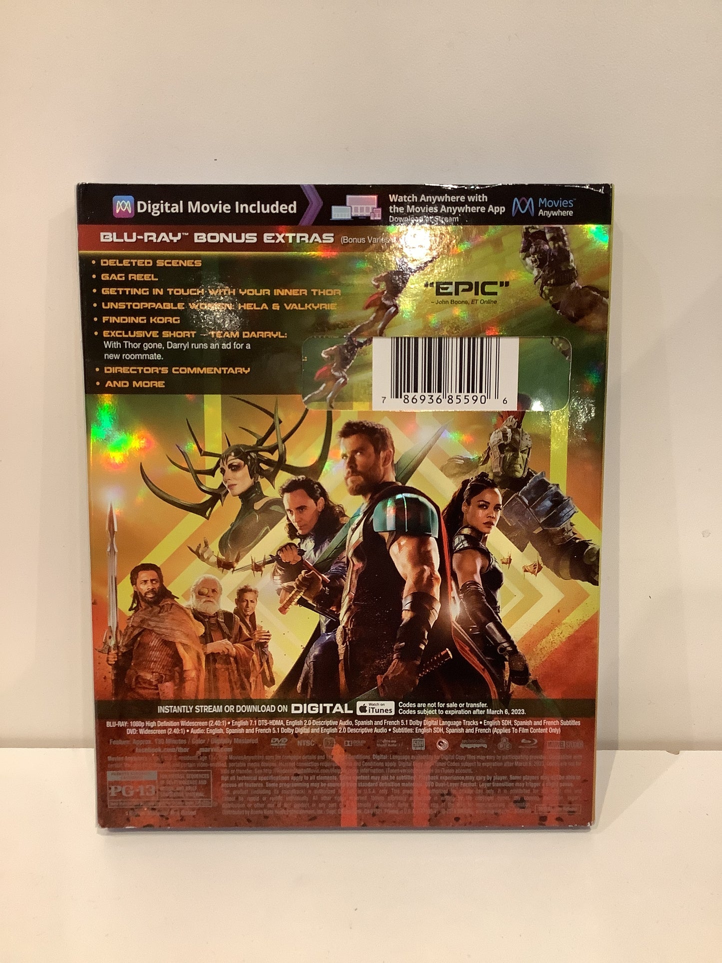Thor: Ragnarok - Blu-Ray