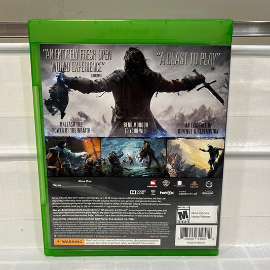 Middle Earth: Shadow of Mordor - Xbox One