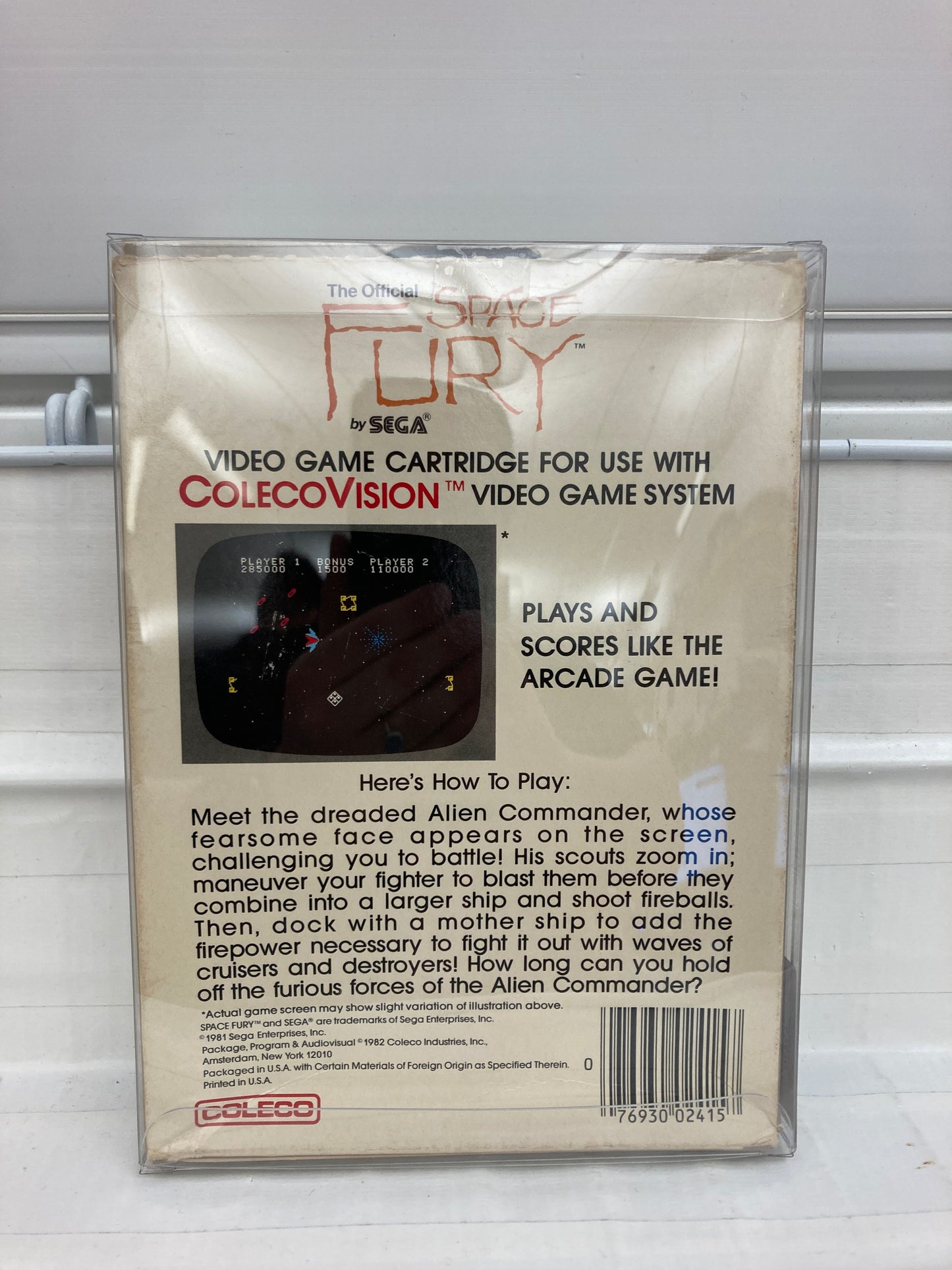 Space Fury - Colecovision