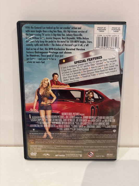 The Dukes of Hazzard: Unrated - DVD