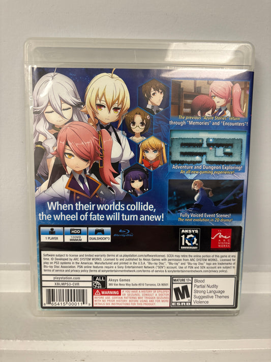 XBlaze Lost: Memories - Playstation 3