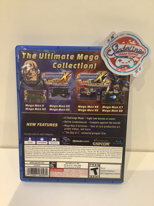 Mega Man X Legacy Collection 1 + 2 - Playstation 4