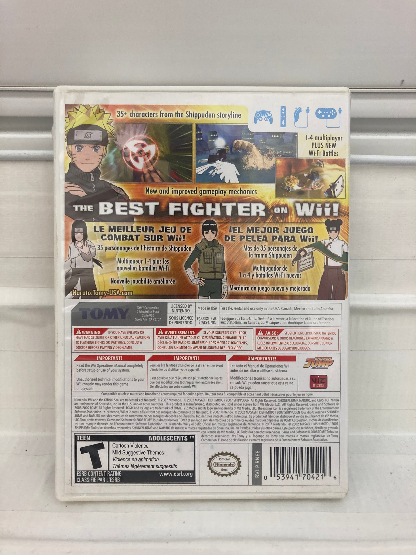 Naruto Shippuden: Clash of Ninja Revolution 3 - Wii