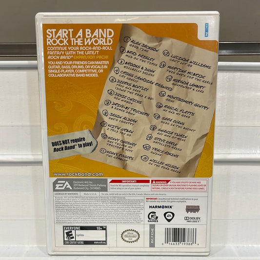 Rock Band Country Track Pack - Wii