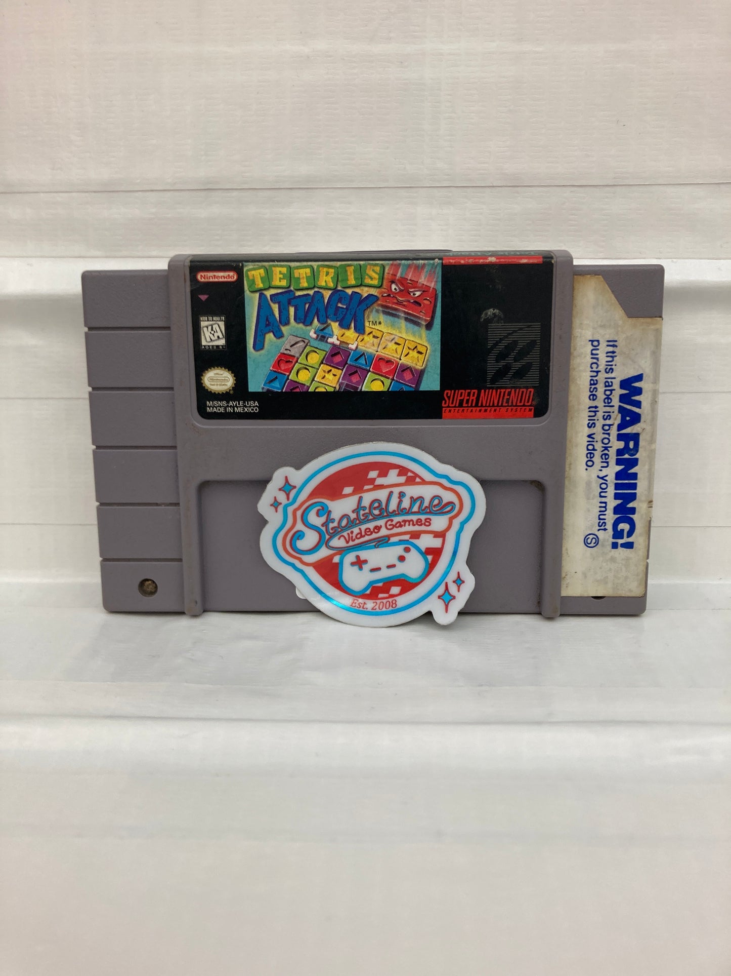 Tetris Attack - Super Nintendo