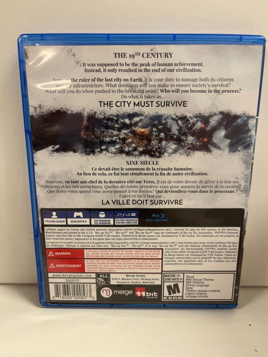 Frostpunk: Console Edition - Playstation 4