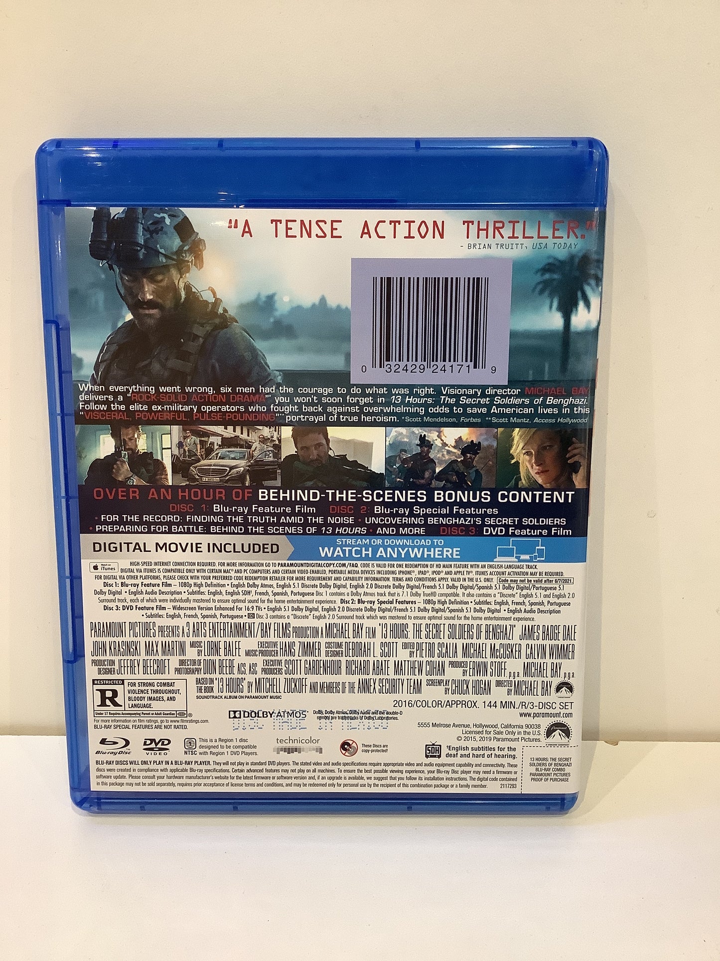 13 Hours: The Secret Soldiers of Benghazi - Blu-Ray