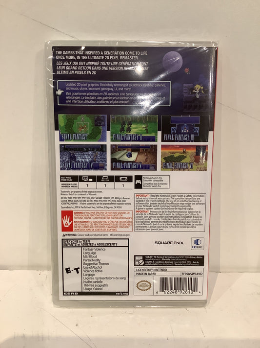 Final Fantasy I-VI Collection Pixel Remaster - Nintendo Switch