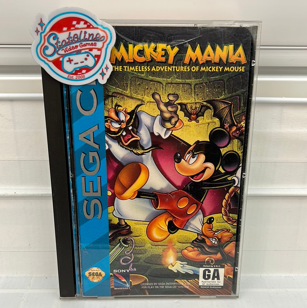 Mickey Mania - Sega CD – Stateline Video Games Inc.
