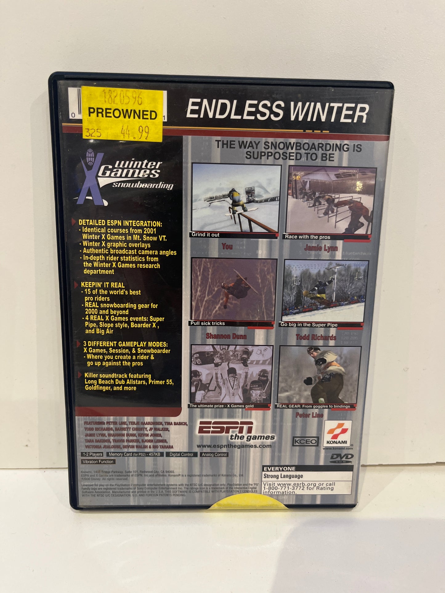 ESPN Winter X-Games: Snowboarding - Playstation 2