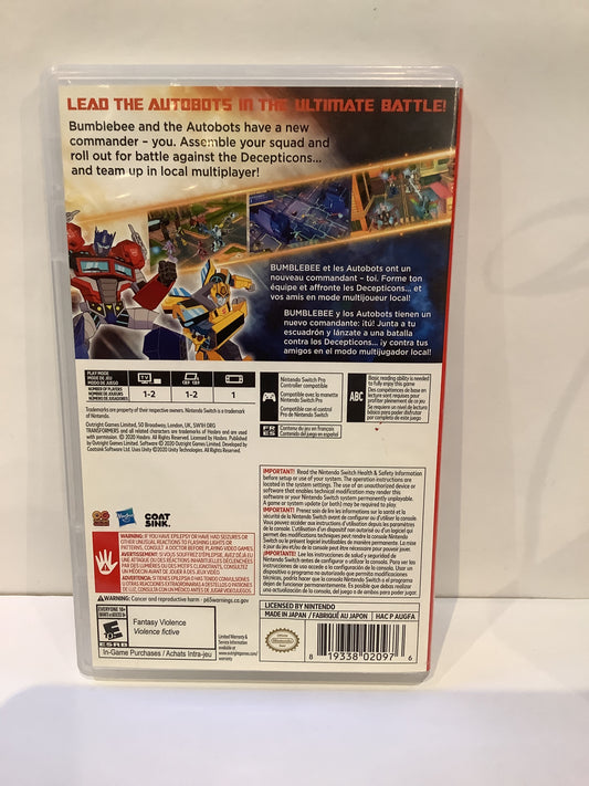 Transformers: Battlegrounds - Nintendo Switch