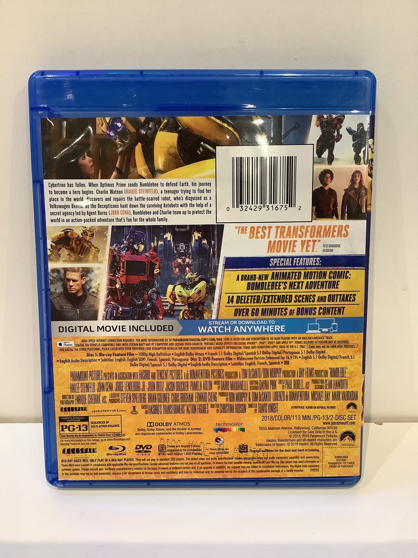 Bumblebee - Blu-Ray