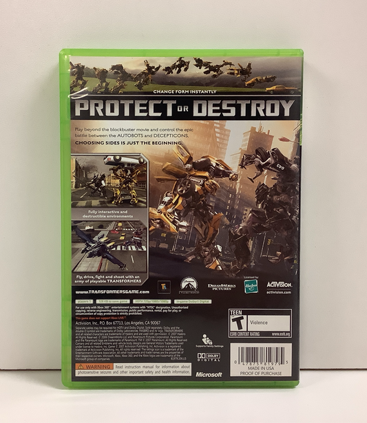 Transformers: The Game - Xbox 360