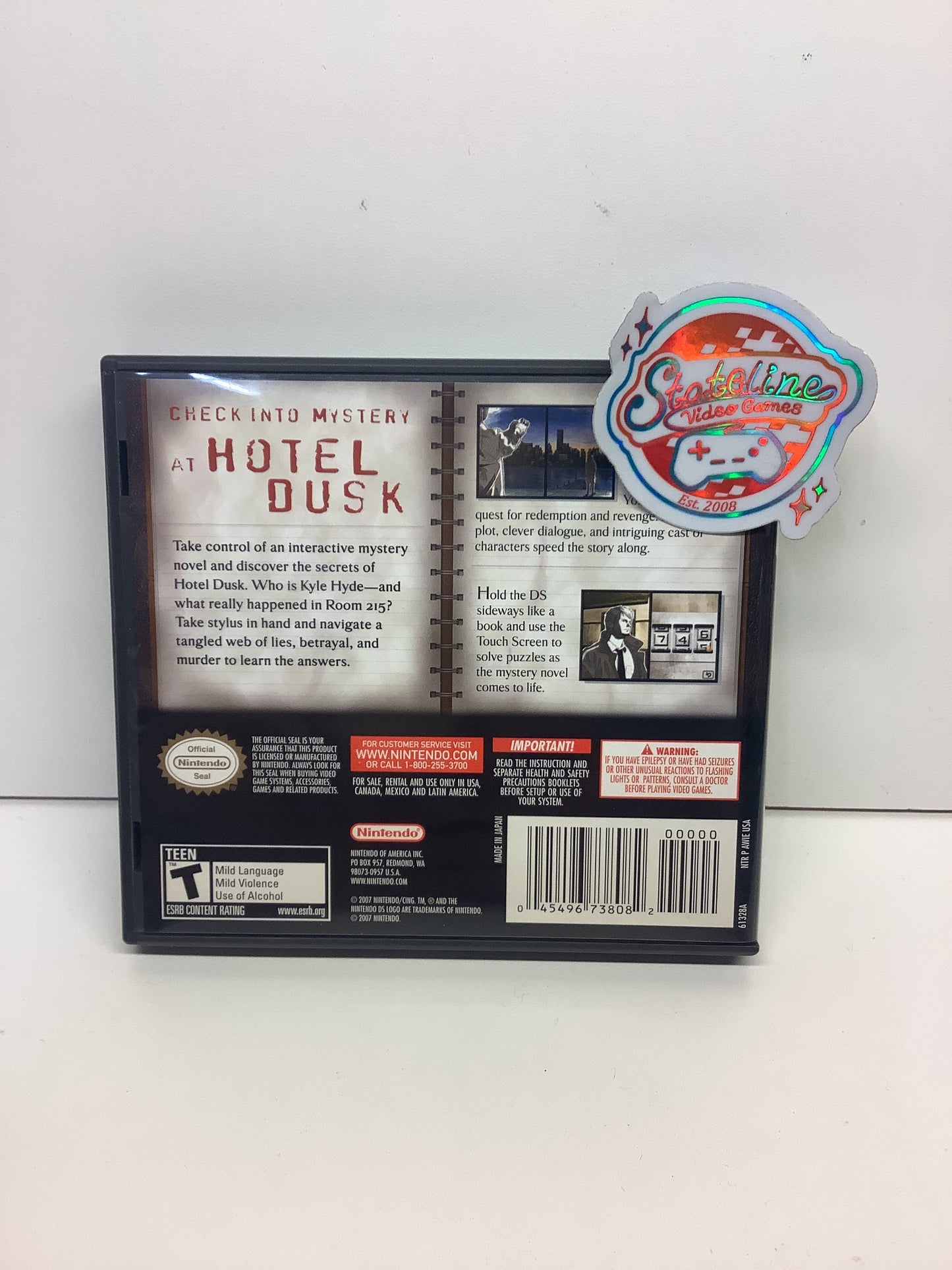 Hotel Dusk Room 215 - Nintendo DS