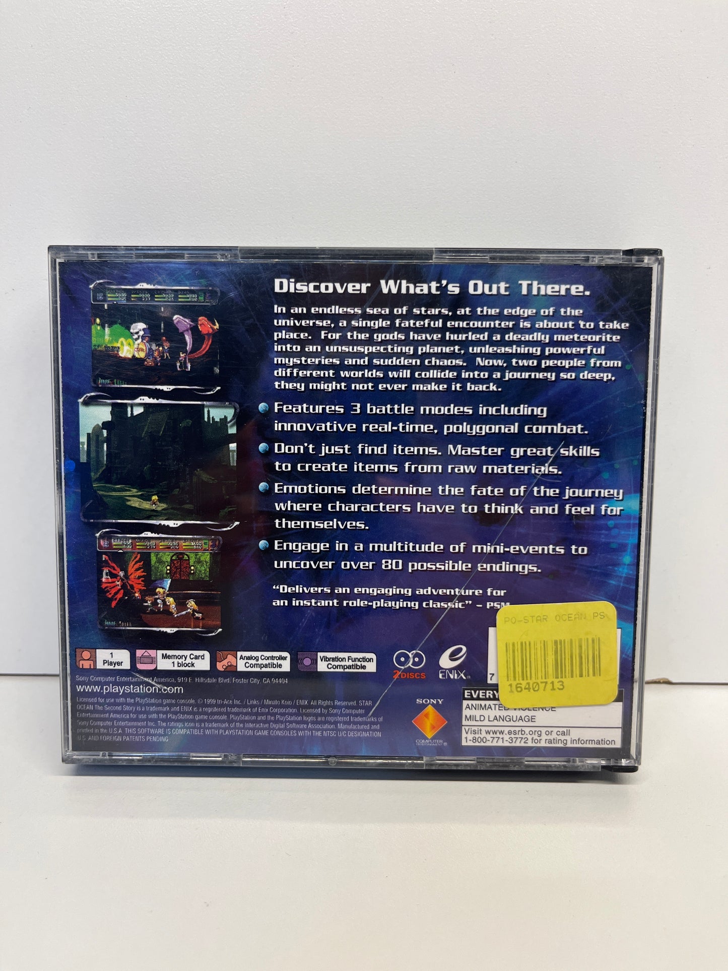 Star Ocean: The Second Story - Playstation