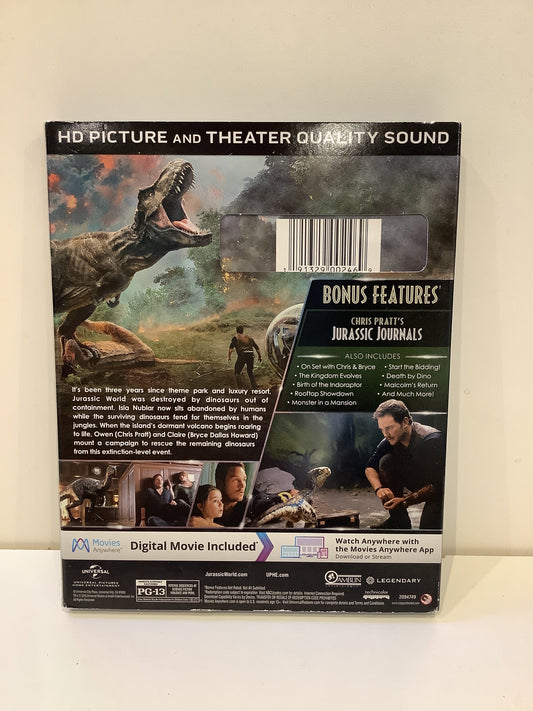 Jurassic World: Fallen Kingdom - Blu-Ray