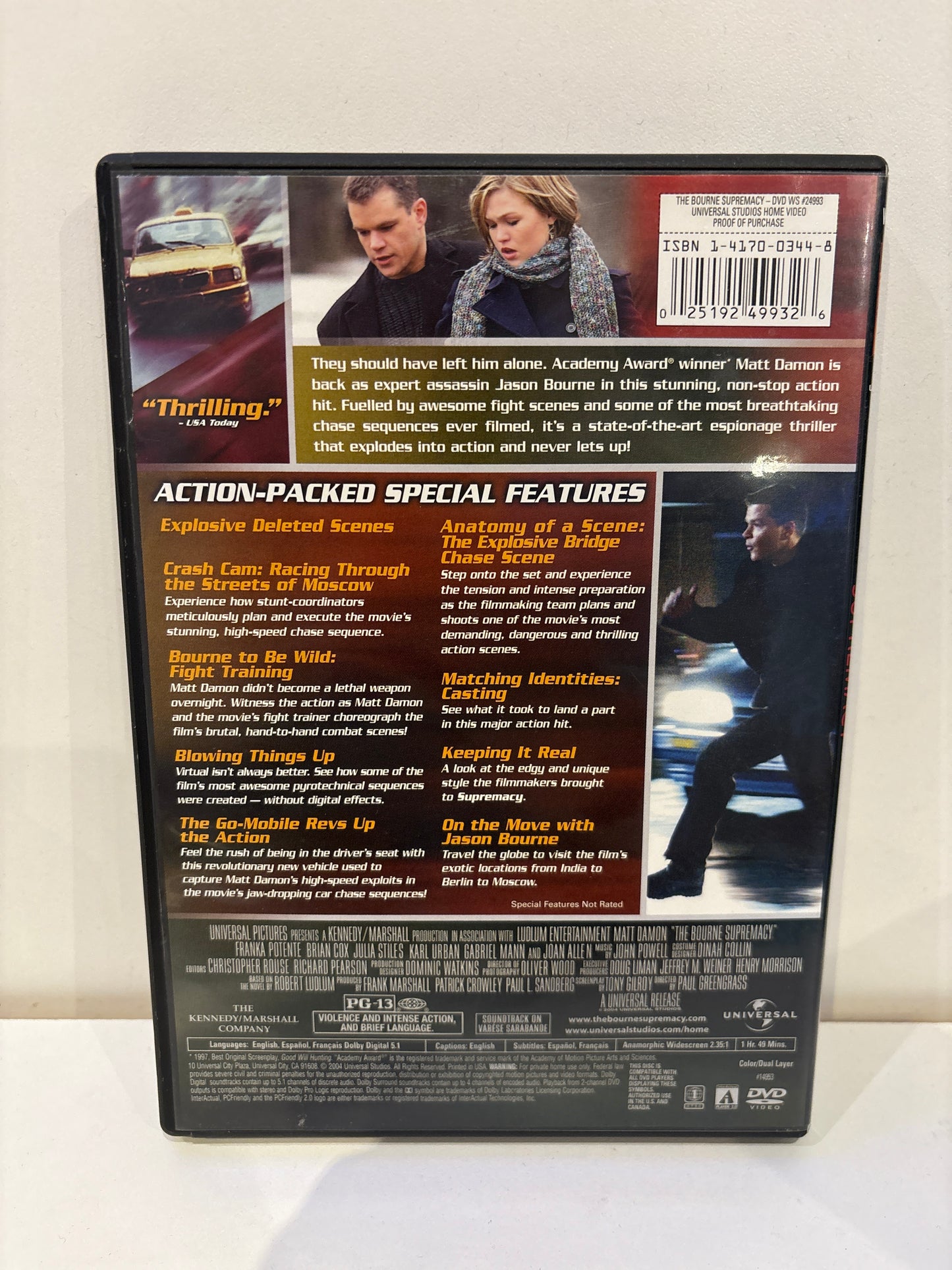 The Bourne Supremacy - DVD