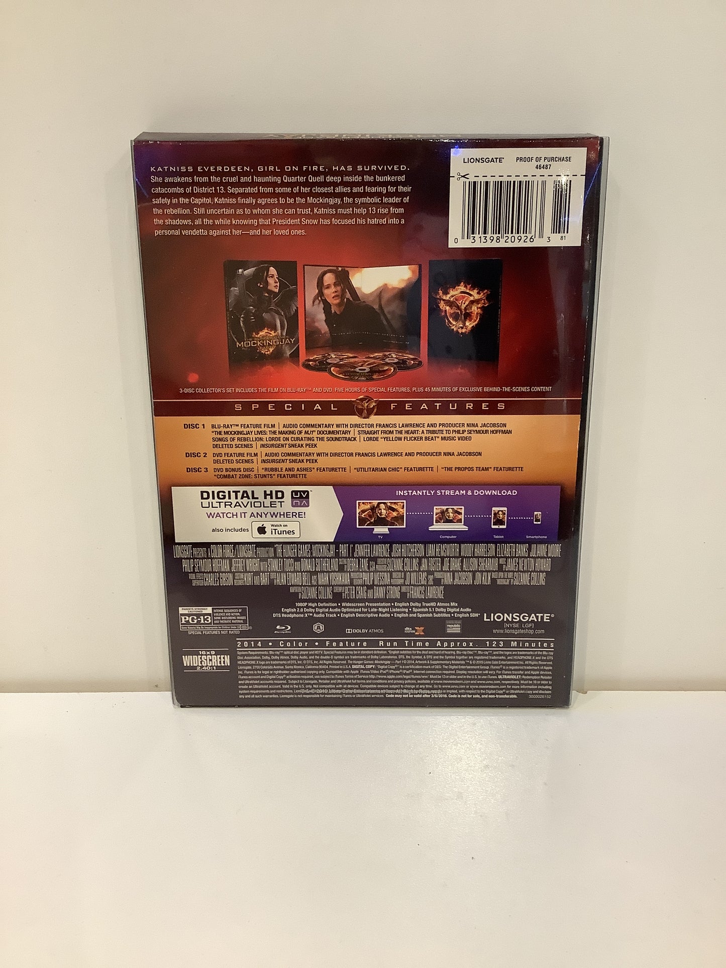 The Hunger Games: Mockingjay Part 1 - Blu-Ray