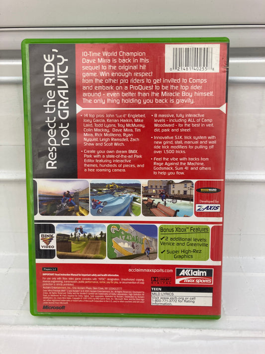 Dave Mirra Freestyle BMX 2 - Xbox