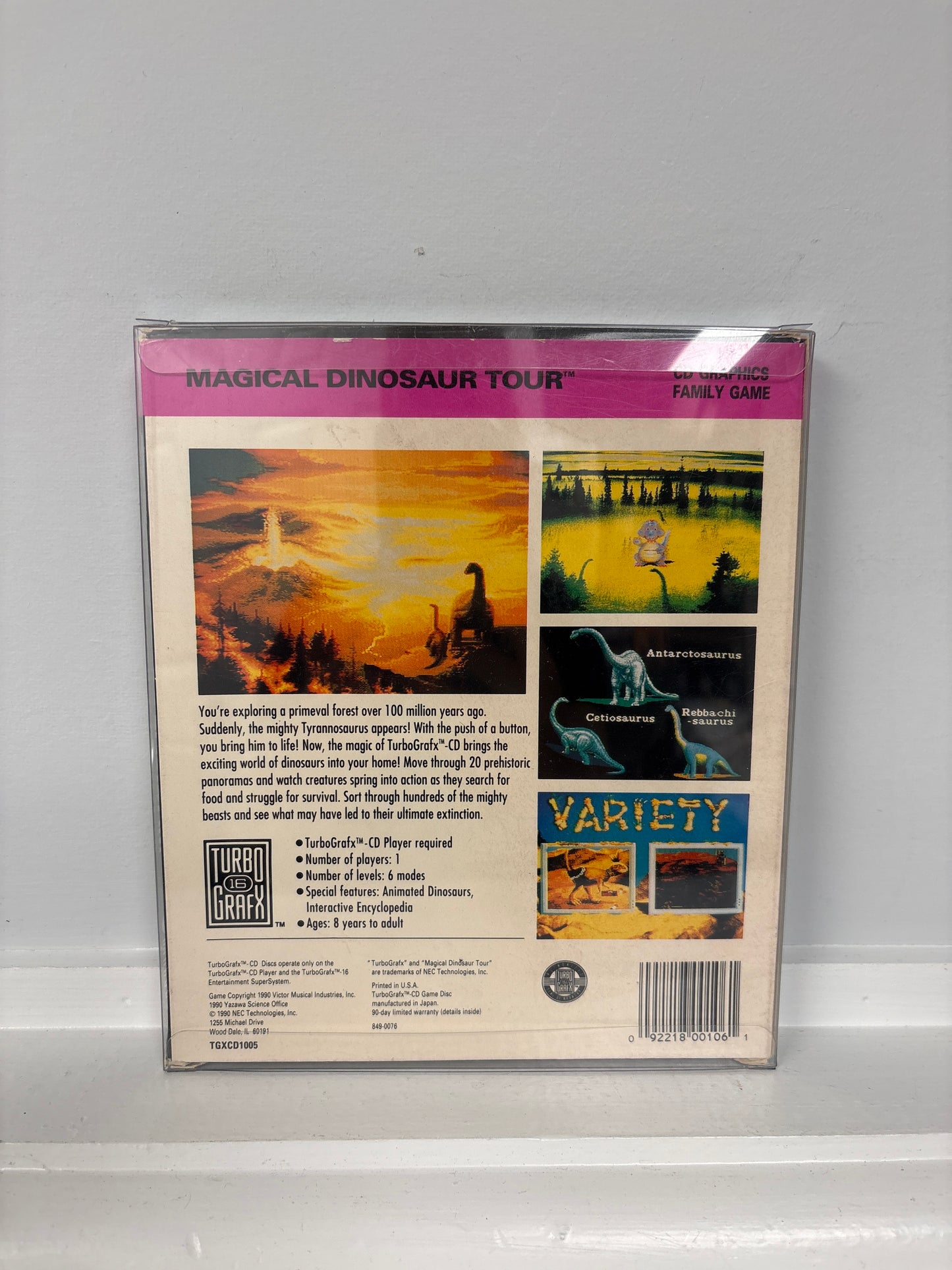 Magical Dinosaur Tour - TurboGrafx-16 CD