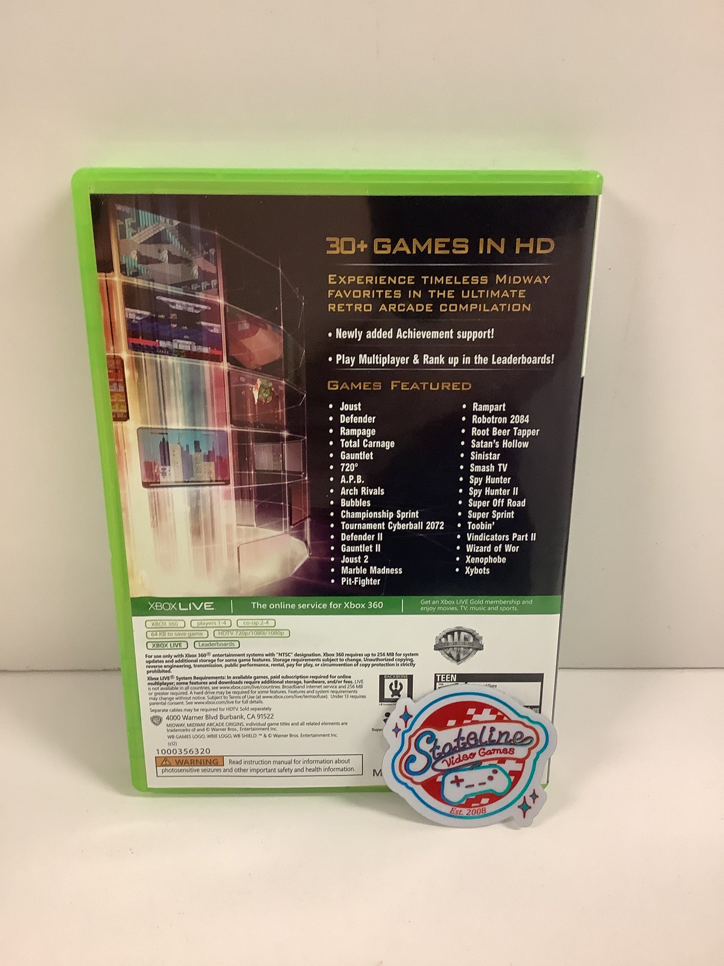 Midway Arcade Origins - Xbox 360