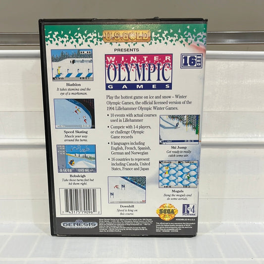 Winter Olympic Games Lillehammer 94 - Sega Genesis