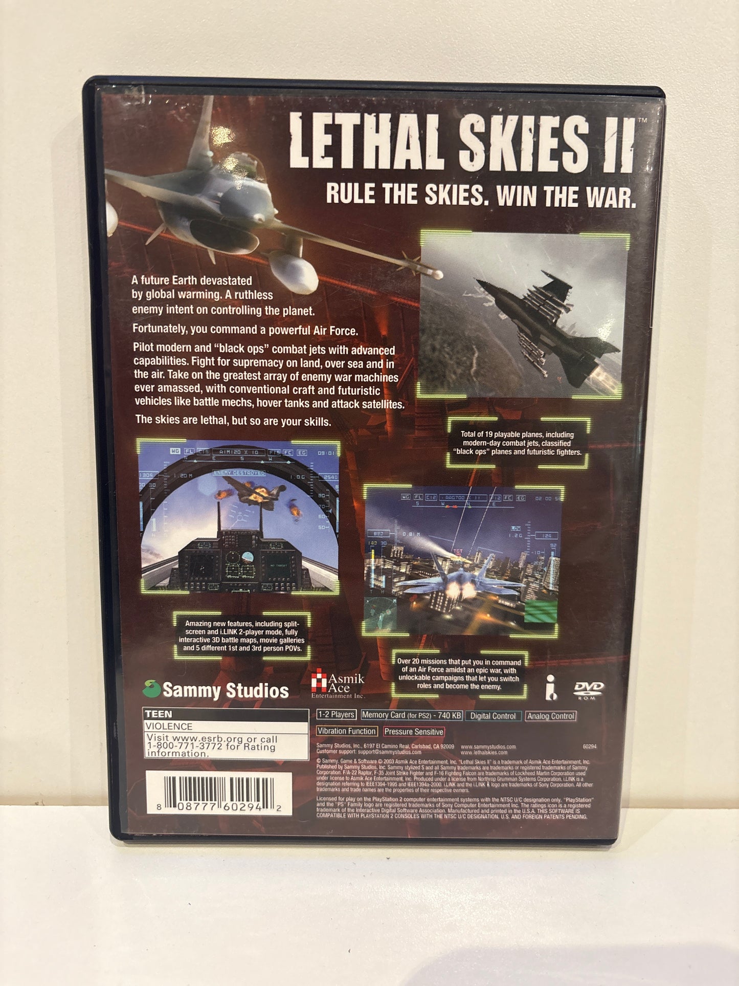 Lethal Skies II - Playstation 2