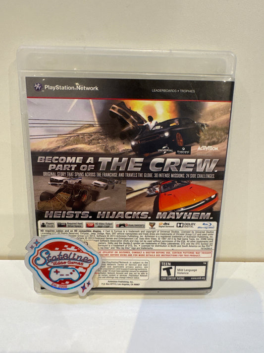Fast and the Furious: Showdown - Playstation 3