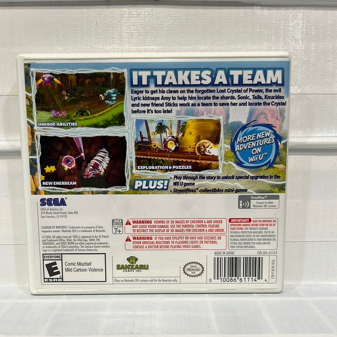 Sonic Boom: Shattered Crystal - Nintendo 3DS