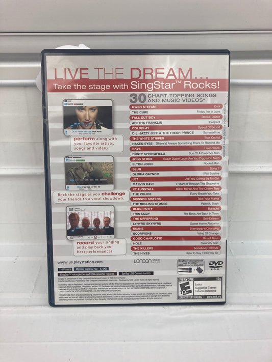 Singstar Rocks - Playstation 2