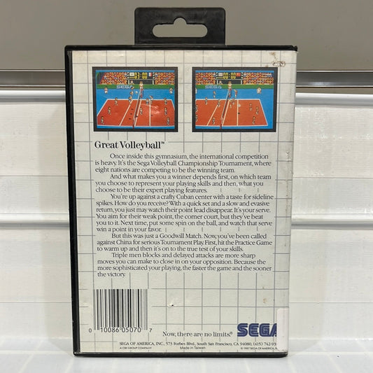 Great Volleyball - Sega Master System