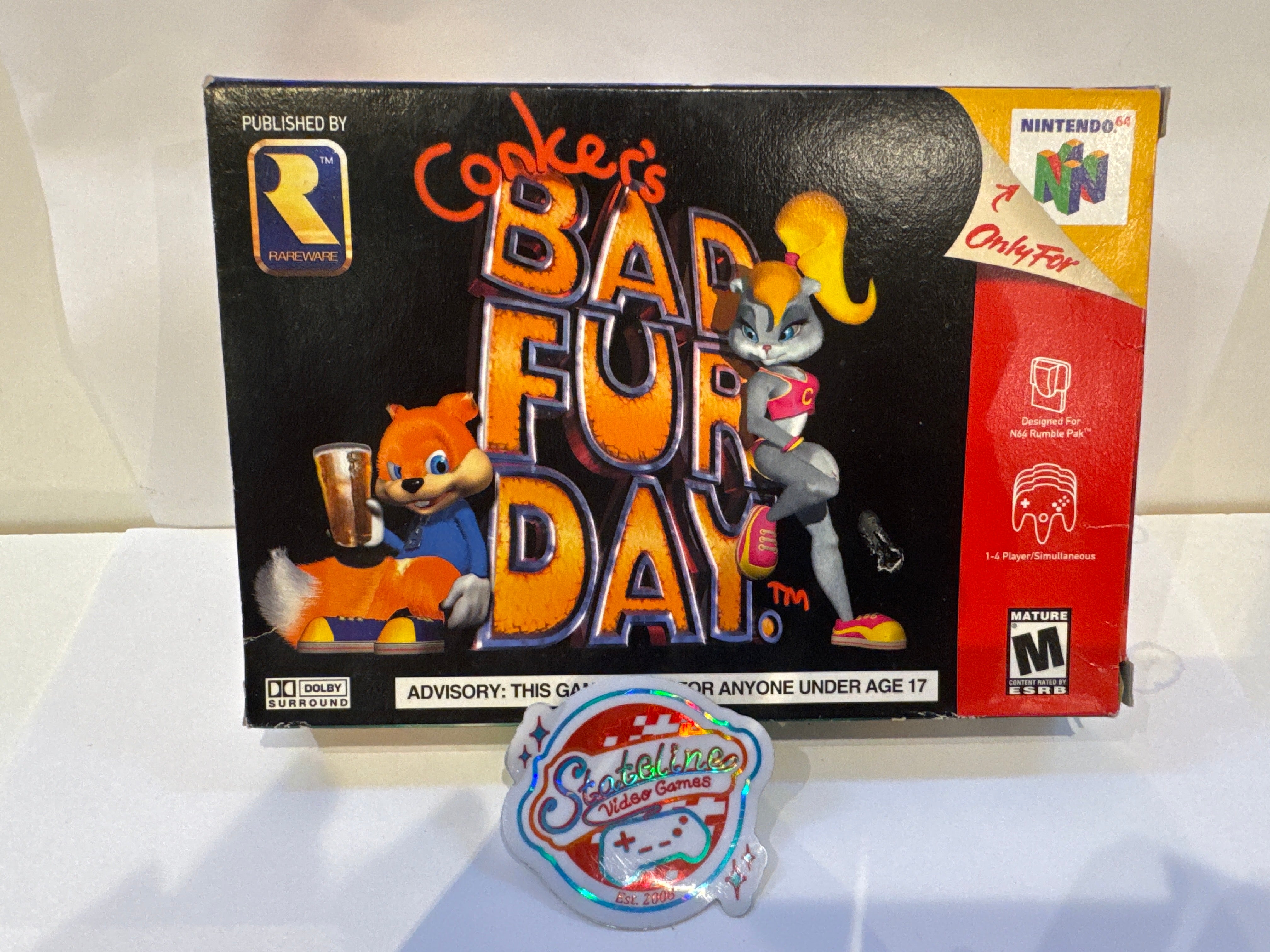 Conker's Bad Fur Day - Nintendo 64 – Stateline Video Games Inc.