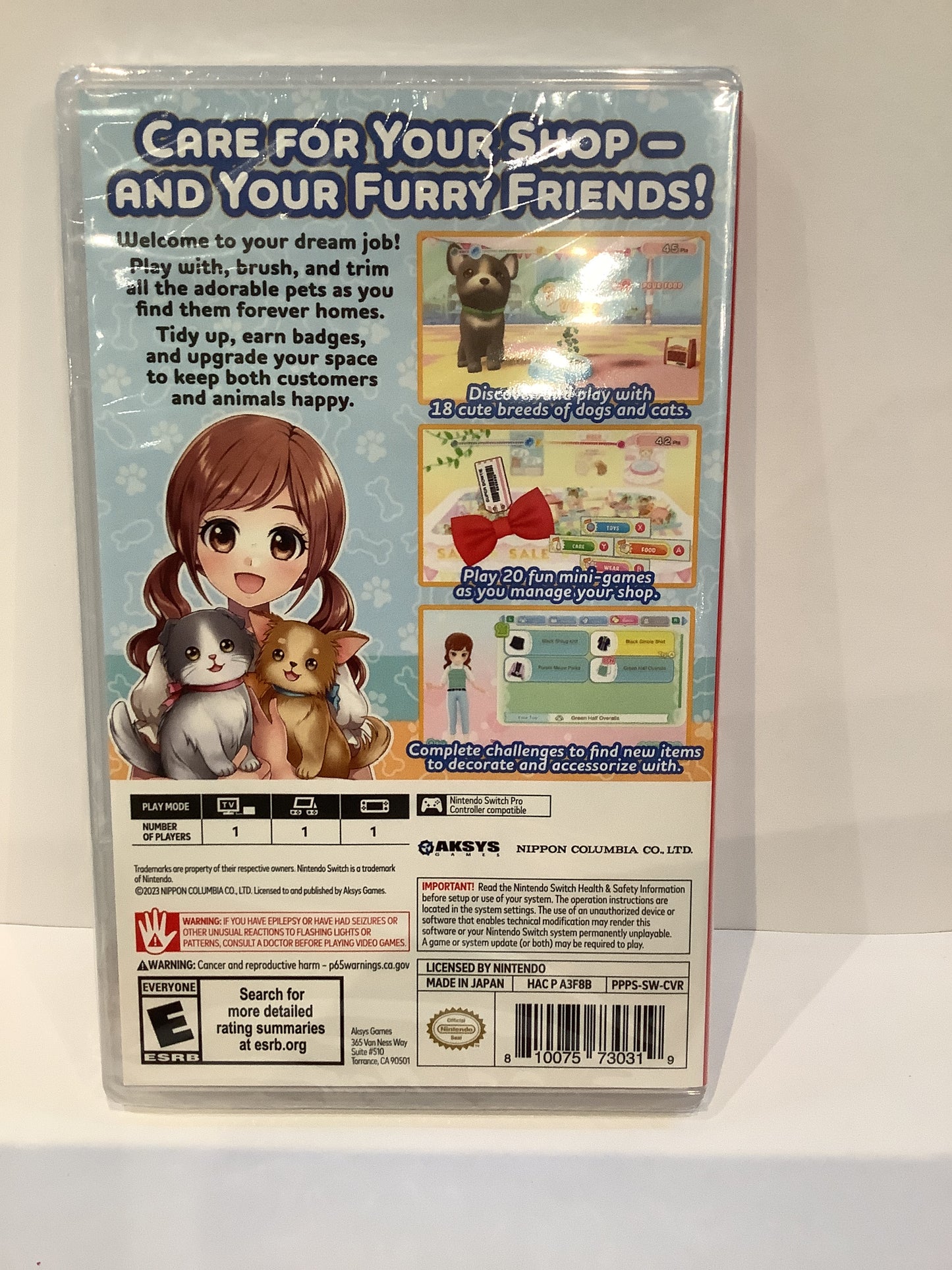 Pups & Purrs Pet Shop - Nintendo Switch