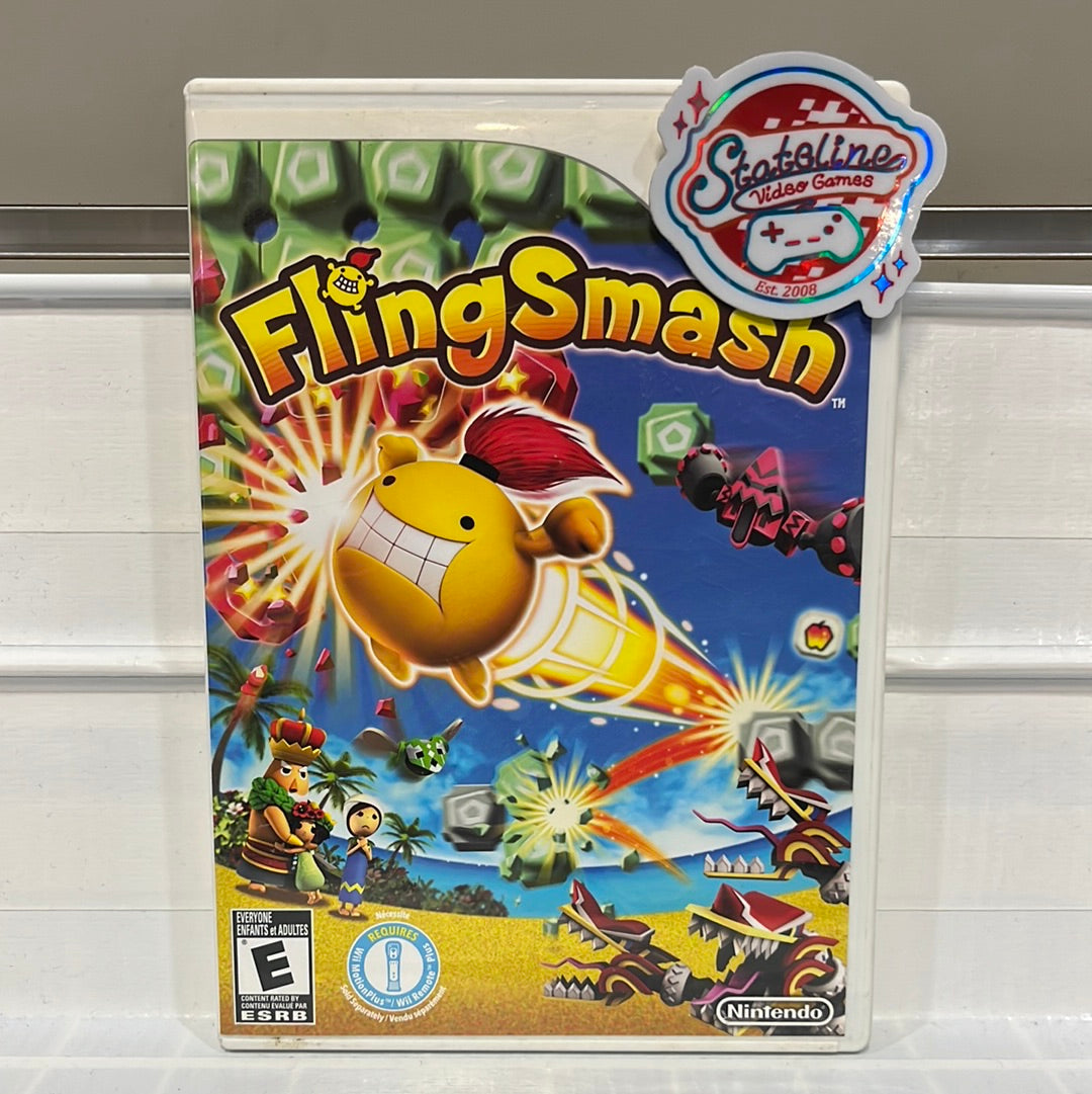Jeu FLING SMASH VF Complet Wii / Wii U - Bon état, Avec Instructions